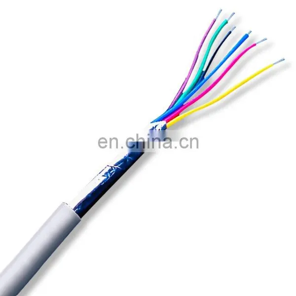 26Awg 6 Core 5Mm Conductor 12/0.12 Electronic Signal Extension Cord Cable Light Gray Pvc Electronical Wires photo-3