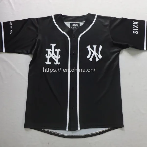 Sublimated Baseball Jersey Customized Made in China.