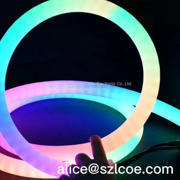 Flex Led Neon Lights Full Color Digital Smart Factory Silicone LC8812b Addressable 5050 RGB