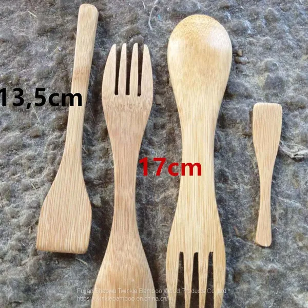 Bamboo Woooden Measuring Spoons Wholesale High Quality Bamboo Wooden Kitchenware photo-3