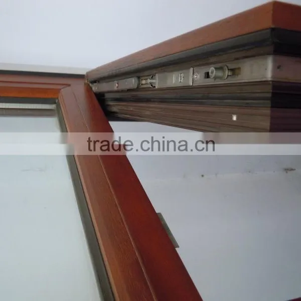 AS2047 Standard Windows With Wooden Color and Double Glazed Windows for Air Tightness Aluminum Windows photo-2