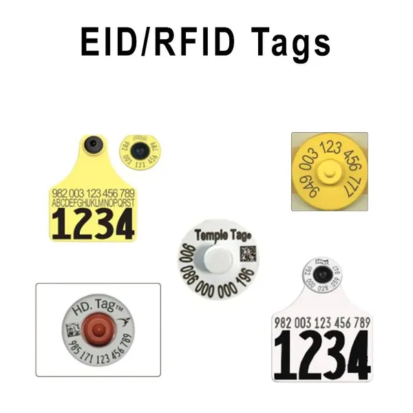 EM4205 EM4305 ISO11784 11785 12mm RFID Animal ID Tags Eartag Microchip for Animal Tracking photo-2