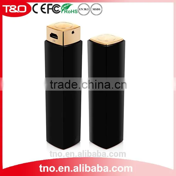 Bulk Mobile Phone Charger Lipstick Power Bank3000mAh for IPhone Samsung photo-3