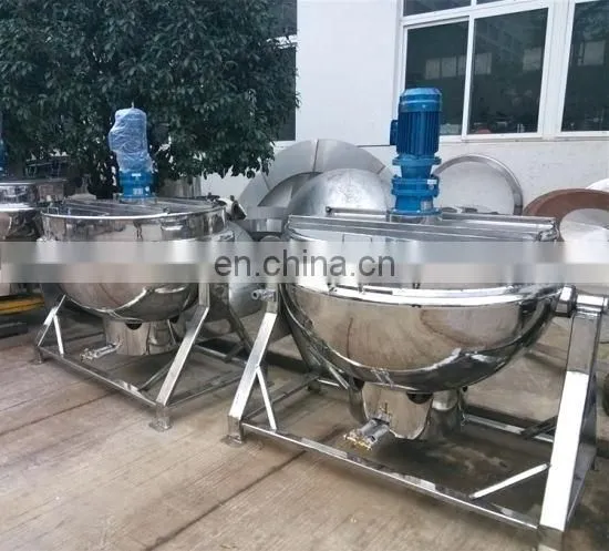 Industrial 500 Liter Jacketed Cooking Kettle photo-2