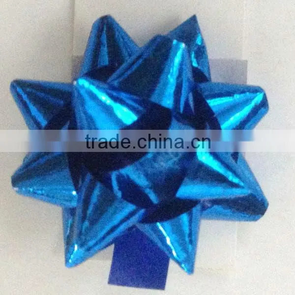 2015 Wholesale Christmas Decoration Star Bows With One Pcs on Paper Card photo-4