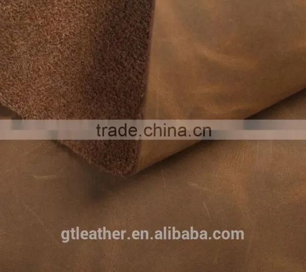 Cow Hide Leather for Making Messenger Bag Leather photo-3