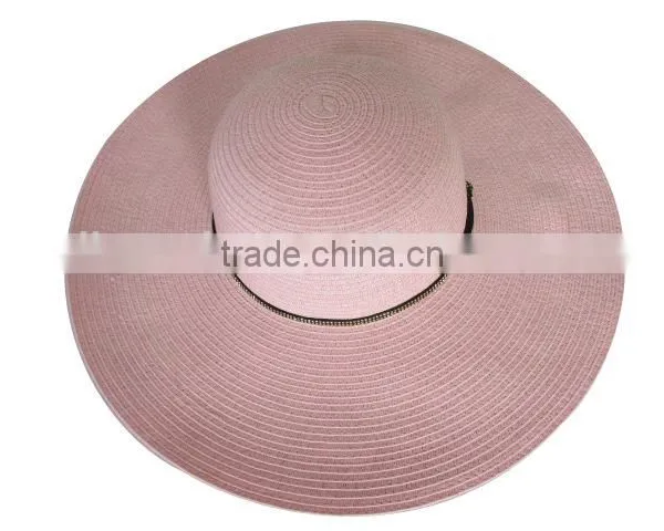 China Hot Sale Ladies Fashion Straw Wholesale Straw Floppy Hats photo-2