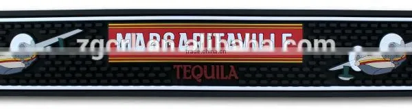 Personalized Advertising Log Soft Pvc Bar Counter Mat Drip Black Pad photo-5