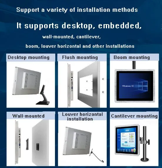 3mm 15 Inch Embedded Industrial Capacitive Touch Monitor Waterproof and Anti-fouling Touch Display Smart Terminal photo-2