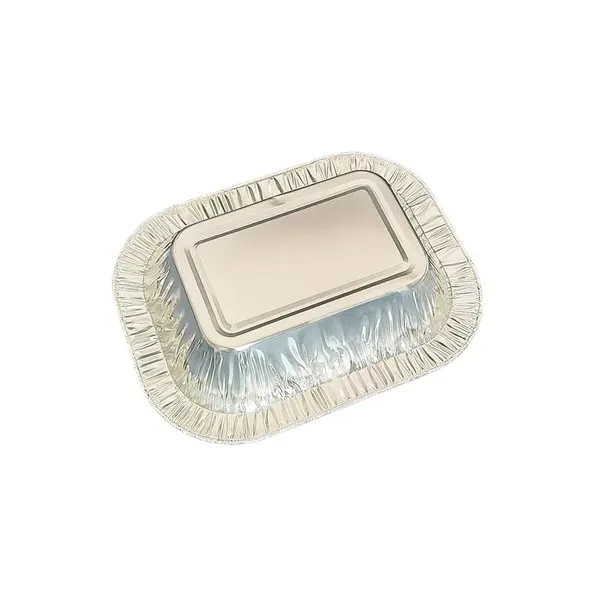 Small Aluminum Foil Tray 450ml | Disposable Baking Pan | Lightweight Food Container for Takeaway photo-5