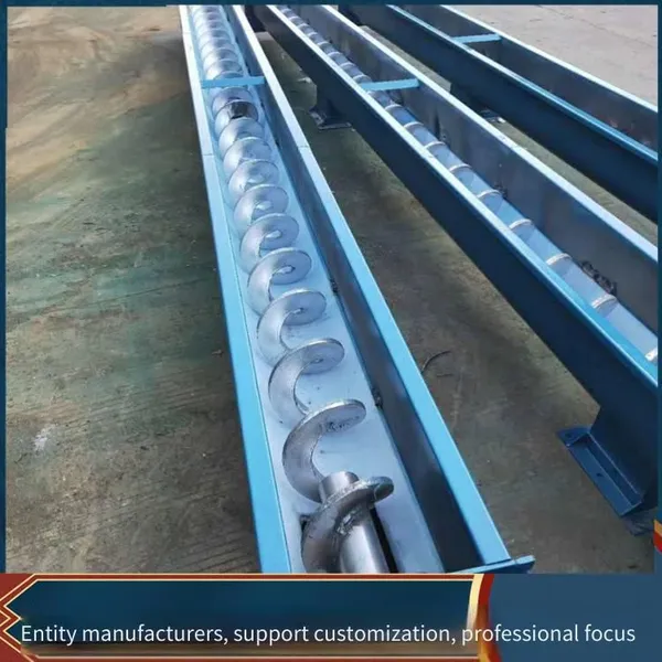Mobile Plastic Powder Feeder, Screw Feeder for Processing Pig Feed, Model 219 Crushed Material Elevator photo-2