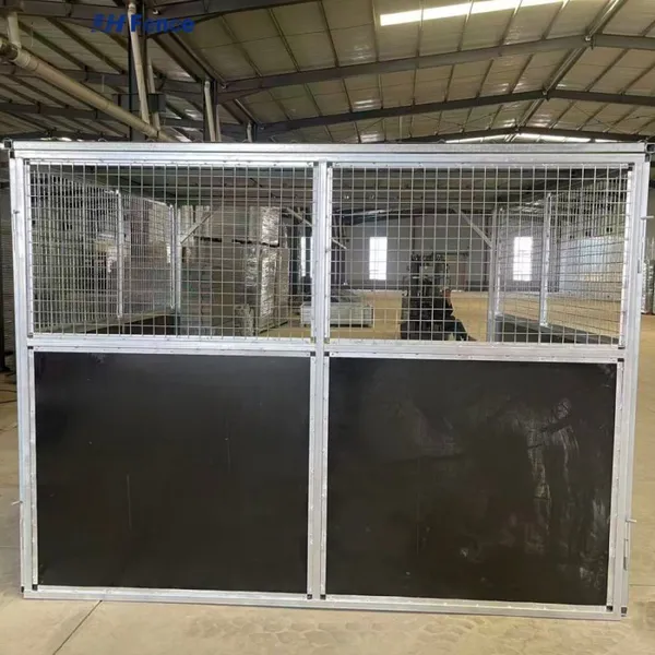 Australia New Zealand Standard Popular Sale 12 ft Long Horse Stable Horse Stall Horse Barn With Roof photo-2
