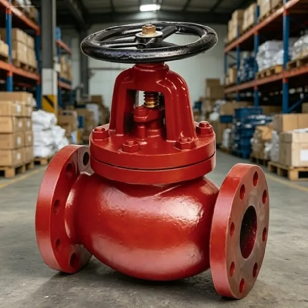 Flanged Globe Valve CBT4008-2005 with Handwheel Operation & Rising Stem