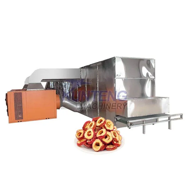 Secadora automática de frutas y verduras, equipo de secado de alimentos con cinta de malla