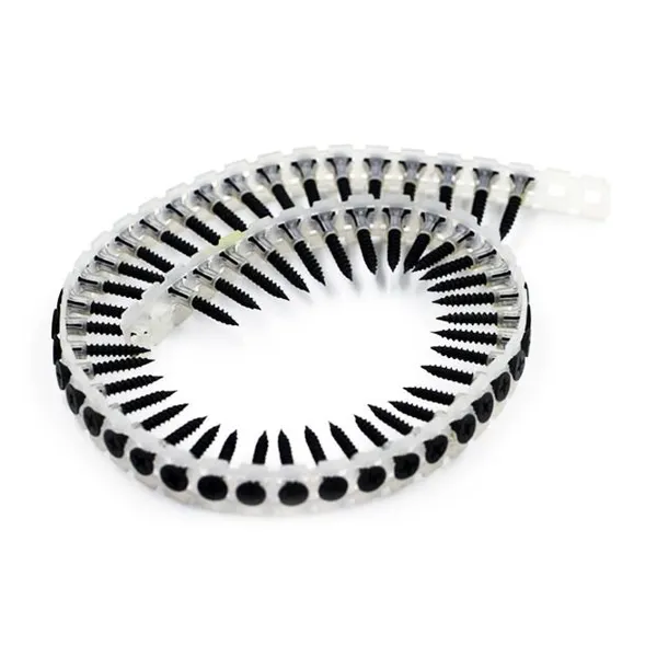 High Quality Collated Drywall Screws Yellow Zinc Fine Thread Plastic Strip With Consistent Quality Control, Factory Wholesale Price photo-3