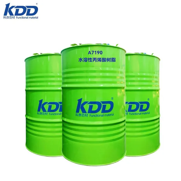 Acrylic Resin Manufacturer KDD A7190 Water-soluble Acrylic Resin Tobacco Paper Gravure Printing Water-based Ink Special Resin
