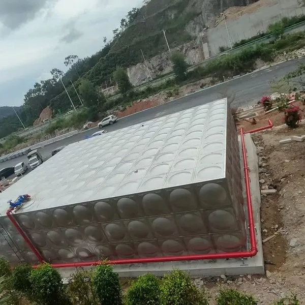 Réservoir d'eau en acier émaillé de haute qualité, sectionnel, pour le stockage d'eau chaude