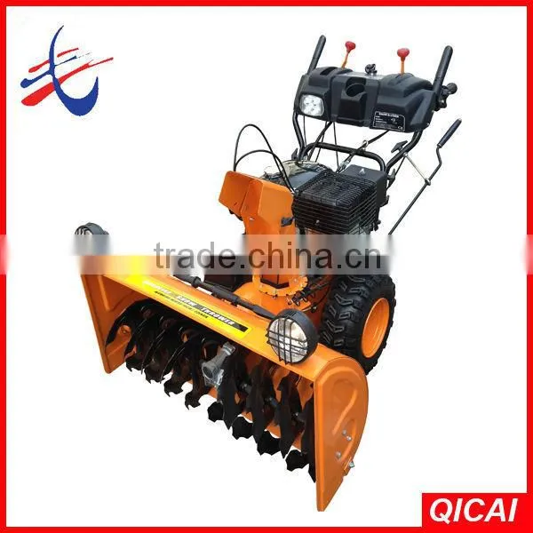 Single-handed Gasoline Track 13HP Snow Blower Rubber Track Jinhua Wuyi photo-3