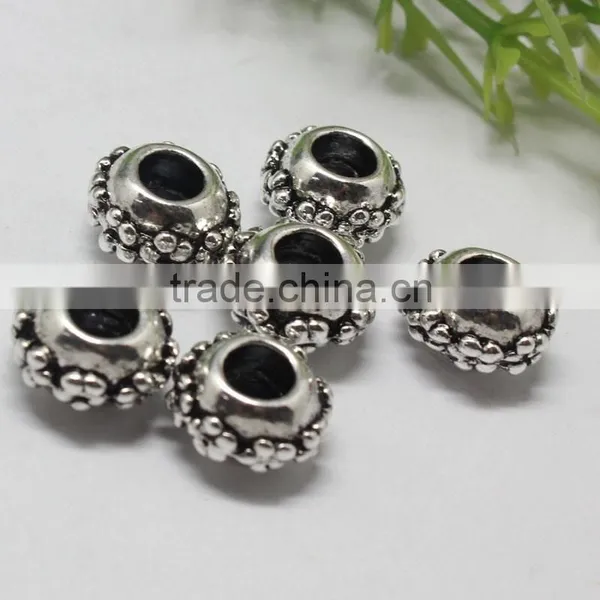 Popular Pdora Old-fashioned Jewelry Large Hole Beads, Zinc Alloy Large Hole Metal Slide Beads for Necklace and Bracelets photo-4