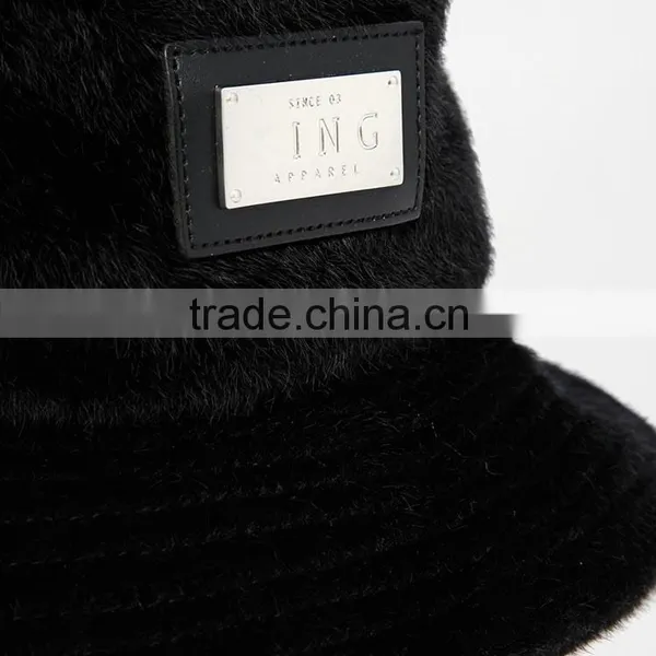 Online Shop Black Fur Russian Bucket Winter Hat photo-2