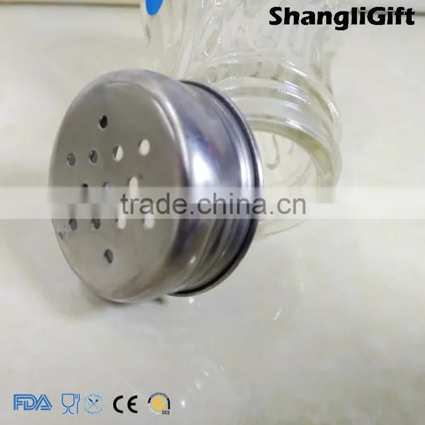 50ml Ribbed Spice Bottles Pepper Grinder Glass Bottle photo-4