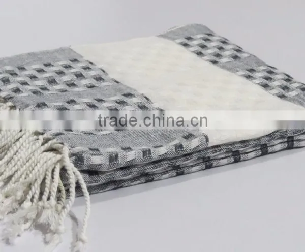 Turkish Beach Throw Fouta Face Towel Custom Sauna Yoga Towels India photo-3