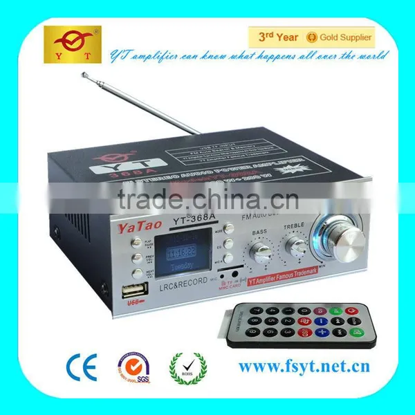 Digital Subwoofer Amplifier YT-368A With LCD Display&usb/sd/fm