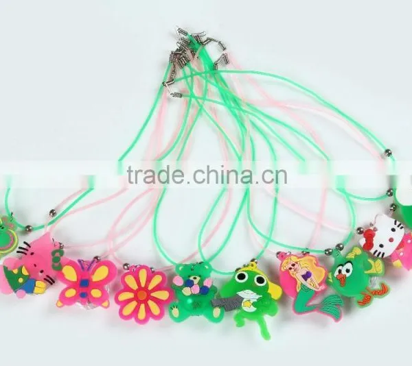 Mermaid Luminous Lanyard Flashing Fish Novelty Necklaces Led Flashing Necklace