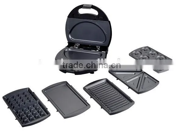 CE GS RoHS and LFGB 6 IN 1 Breakfast Sandwich Maker