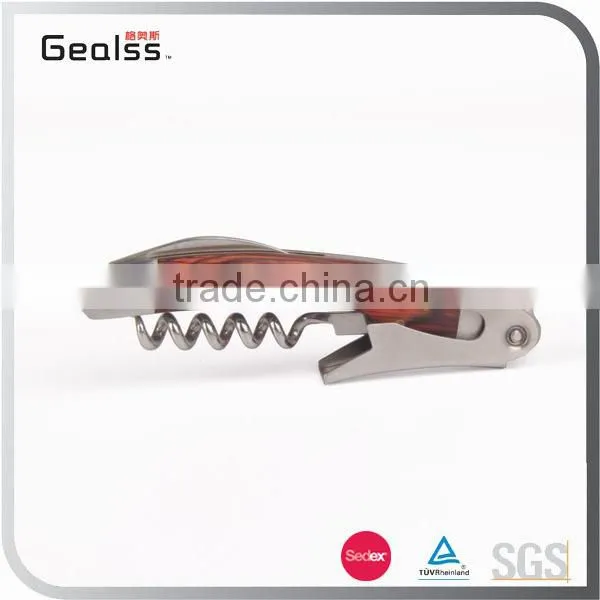 High Class Promotional Wine Bottle Opener Corkscrew With Wooden Handle
