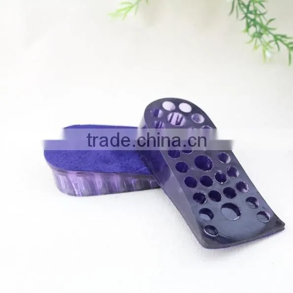silicon height increase shoe half insole,heighten insole