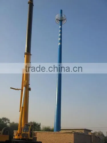 High Quality Self Supporting Steel Tube Pole Communication Tower photo-4
