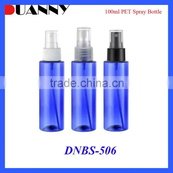 WHOLESALE 100 ML BLUE SPRAY BOTTLE, CUSTOM 100ML BLUE PET PLASTIC SPRAY BOTTLES photo-4