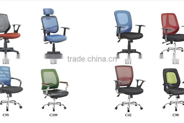 2015 Hot Sell Pink Leather Office Chair photo-6