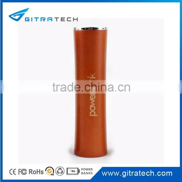 Promotional Gift Cylindrical Wooden Power Bank Wood Power Charger 2600mAh photo-5