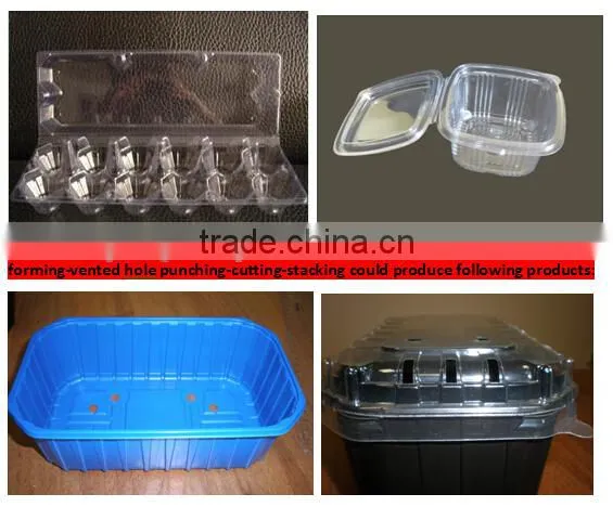 APT-540/760 Automatic Plastic Vacuum Pressure Thermoforming Machinery With Autostacker photo-5