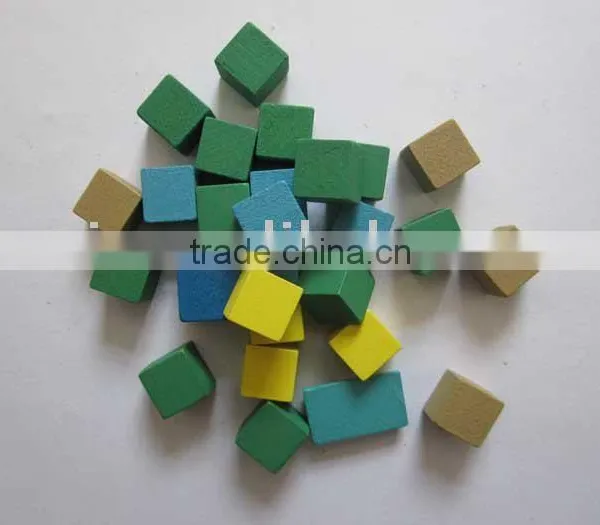 Colored Wood Cubes