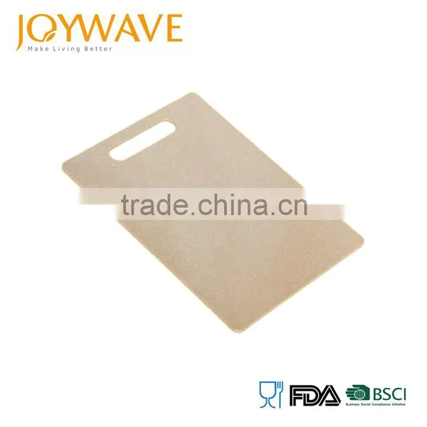Eco Friendly Rice Husk Chopping Board Cutting Board With Silicone Meat Cheese Board Set