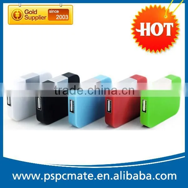No Cable Mini Square Slim Usb 2.0 Hub 4 Port for Laptop photo-4