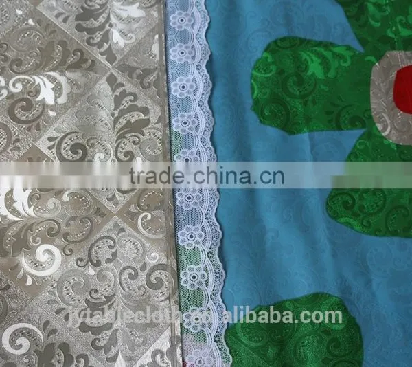 Sliver Coated and Printed Transparent Pvc Tablecloth photo-6