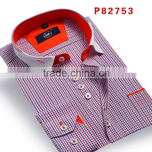 Men Shirts 2015 Factory New Design Long Shirt for Men photo-4