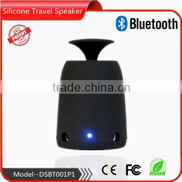 Unique Silicone Portable Bluetooth Speaker for All Smart Phones With Line In Function photo-2