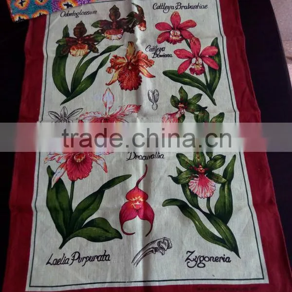 Kitchen Digital Printed Linen Tea Towel for Home Decorationl&gift,kids Printed Tea Towel photo-3
