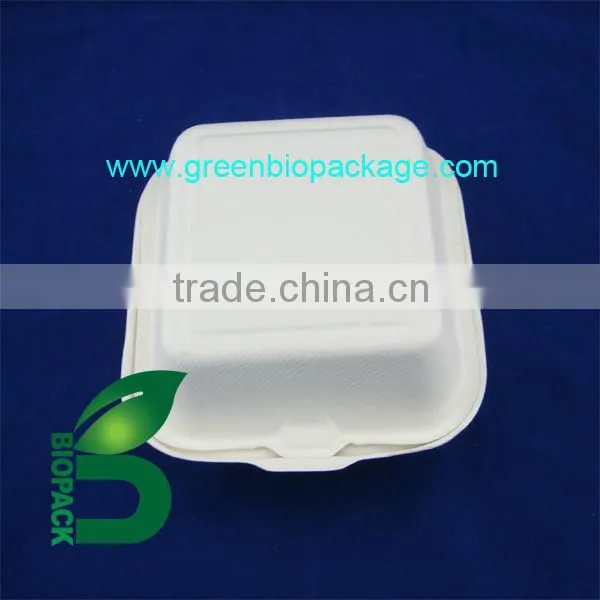 9 Inch Eco-friendly Biodegradable Hamburger Box