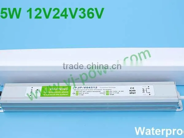 Single Output IP67 Waterproof Led Driver 24v 45w Constant Voltage for LED Light Power Driver 45w photo-6