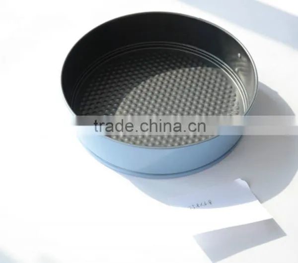 Carbon Steel Non-stick Round Springform Cake Pan 2pcs Set With Color Printing