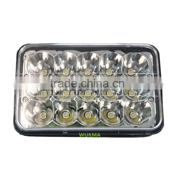 LED WM-1245D 4''x6'' 45W LED Headlamp Replacement 12V 24V Car Truck photo-4