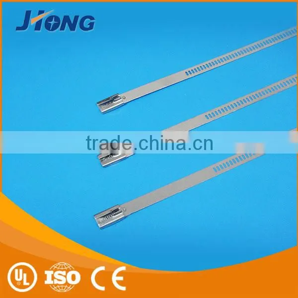 Round Cable Tie Spiral Wrapping Bands Flexible Ladder Type Stainless Steel Cable Tie With Multi Lock Type