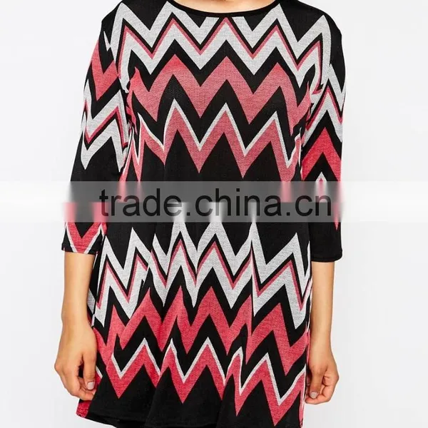 New Arrival Fat Lady Long Casual Dress Latest Fashion Design photo-3