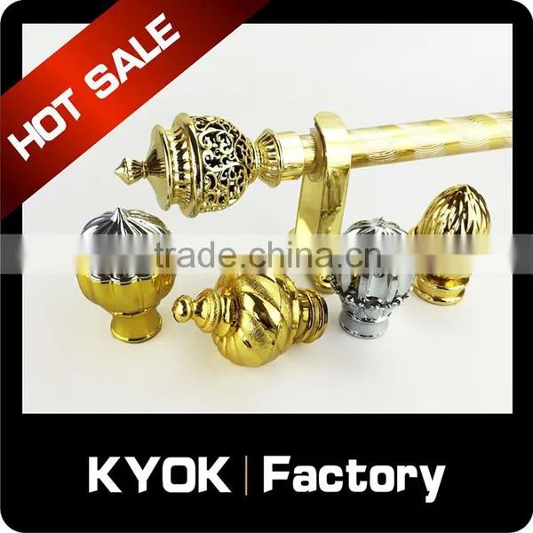 KYOK 2016 Latest Design Double Curtain Rod Accessories, Electric Iron Parts,length 1m Curtain Rod in Dubai photo-5